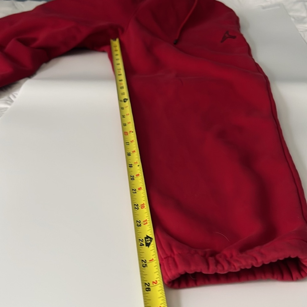 Jordan Men’s Red Joggers Deep Side Pockets Athletic - L - Picture 7 of 9